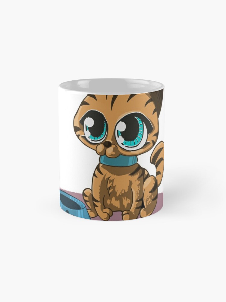 Taza de gato con orejas - Mundo Gato