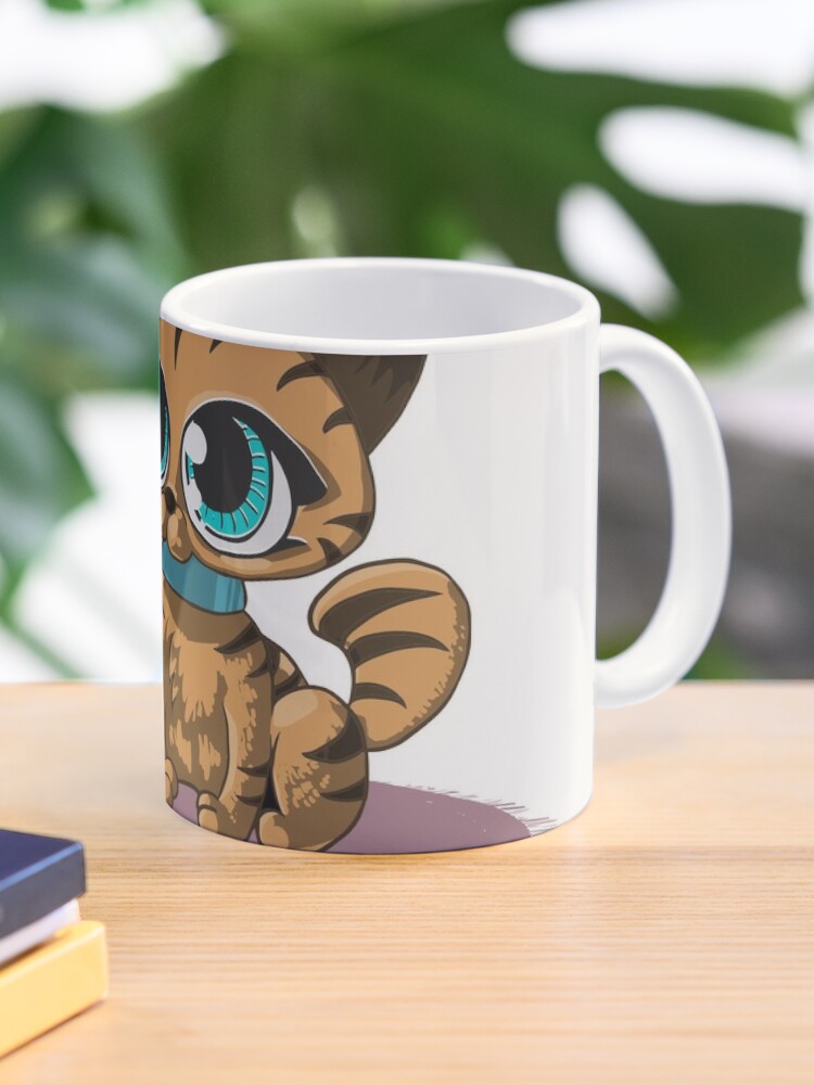 Taza de gato con orejas - Mundo Gato