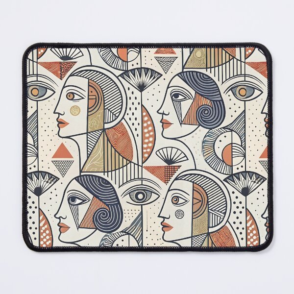 Item preview, Elegant Modern Abstract Art with Faces designed and sold by AOCollections.
