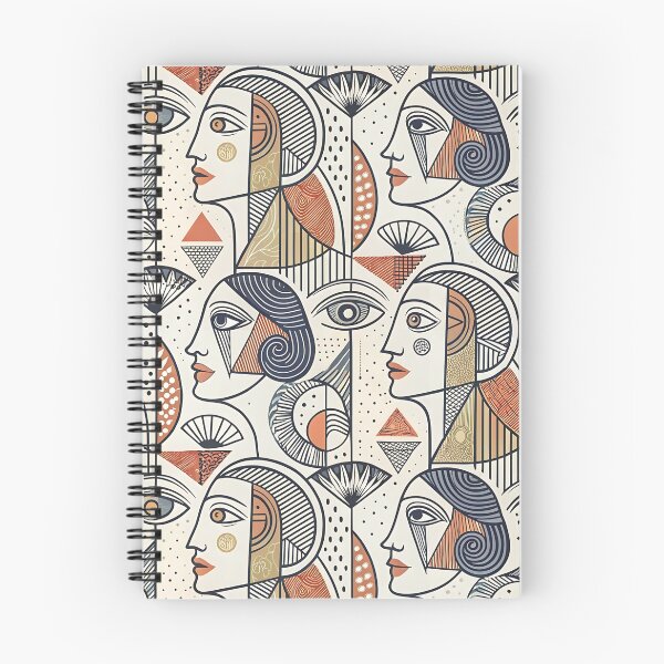 Item preview, Elegant Modern Abstract Art with Faces designed and sold by AOCollections.