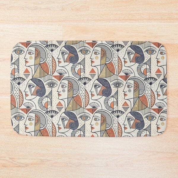 Item preview, Elegant Modern Abstract Art with Faces designed and sold by AOCollections.
