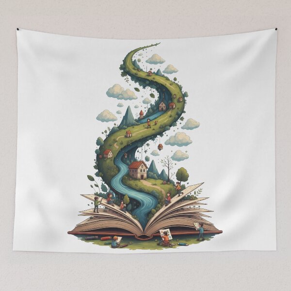 Item preview, National Coloring Book Day: Bookworm Colorist designed and sold by zoughlal.