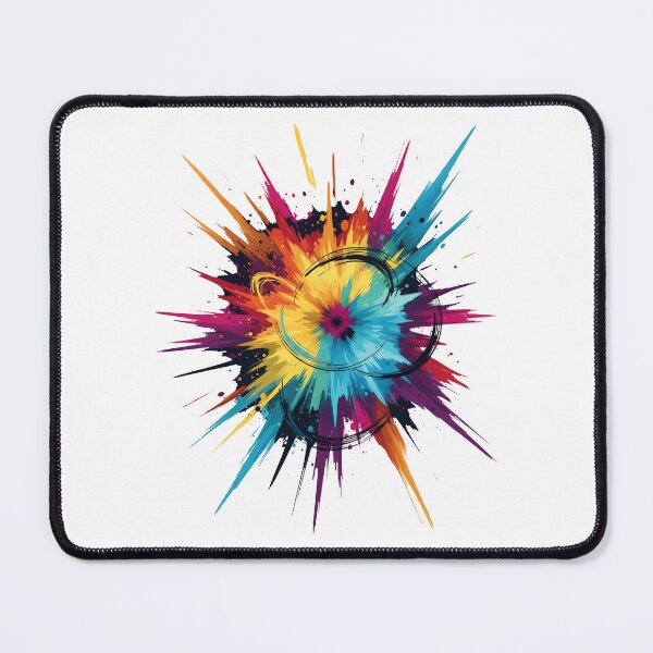 Item preview, National Coloring Book Day: Abstract Color Burst designed and sold by zoughlal.