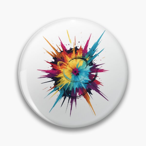Item preview, National Coloring Book Day: Abstract Color Burst designed and sold by zoughlal.