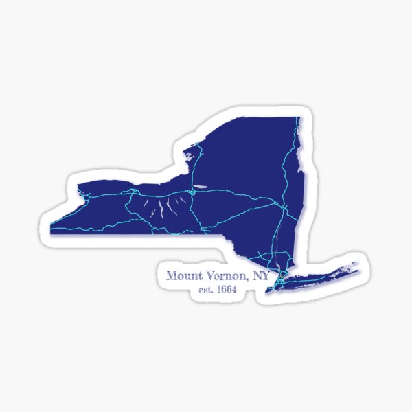 Item preview, Mount Vernon, NY [Blue] designed and sold by PhilbonianDezin.