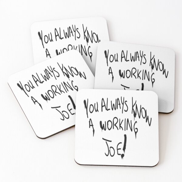 Item preview, You Always Know A Working Joe Graffiti v1 - Black designed and sold by ABSTRACT-IVISM.
