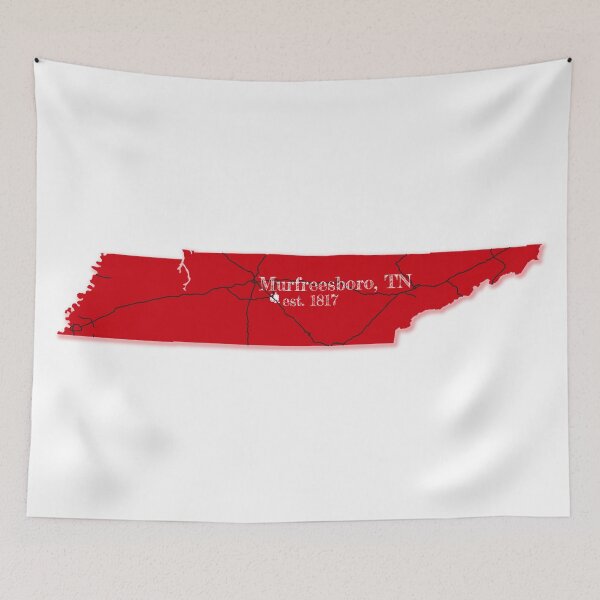 Item preview, Murfreesboro, TN [Red] designed and sold by PhilbonianDezin.