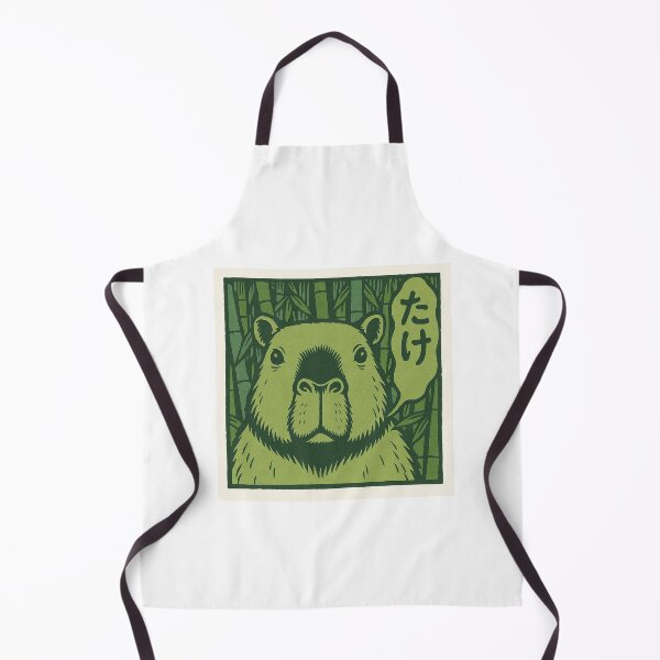 Item preview, Pop Art Capybara in Bamboo Bliss – カピバラの静けさ designed and sold by Capybarastore_77.