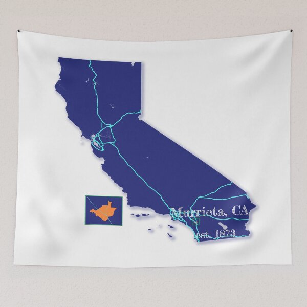 Item preview, Murrieta, CA [Blue] designed and sold by PhilbonianDezin.