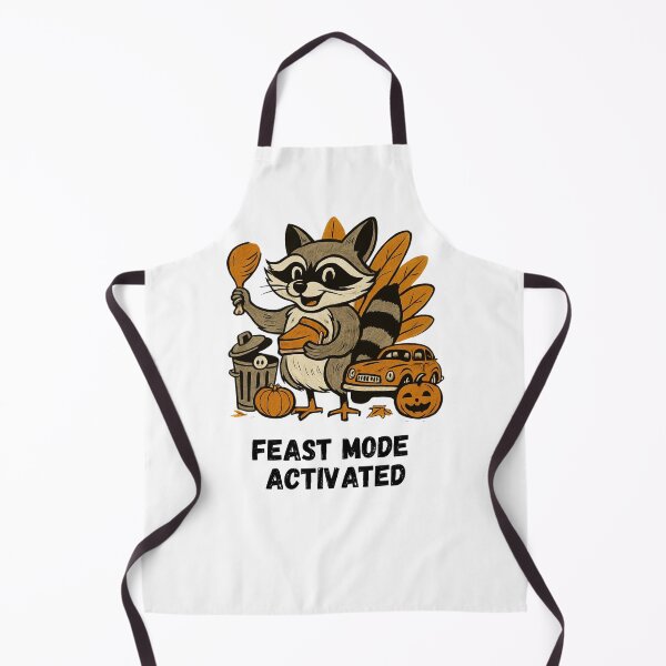Item preview, Feast Mode Activated Funny Raccoon Thanksgiving designed and sold by Friends Custom Creations.