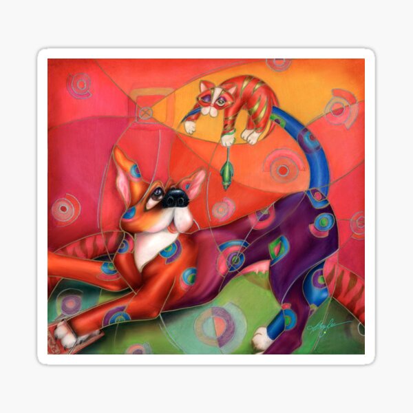 The Chase, by Alma Lee Sticker