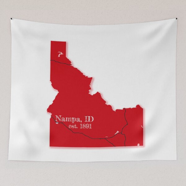 Item preview, Nampa, ID [Red] designed and sold by PhilbonianDezin.