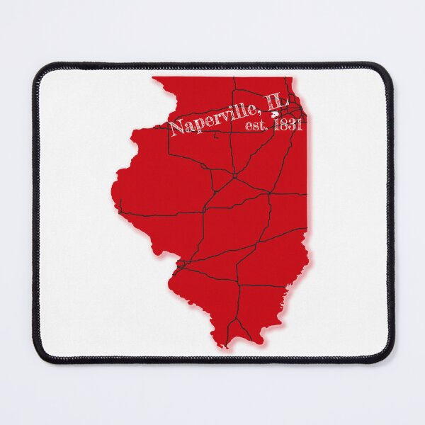 Item preview, Naperville, IL [Red] designed and sold by PhilbonianDezin.