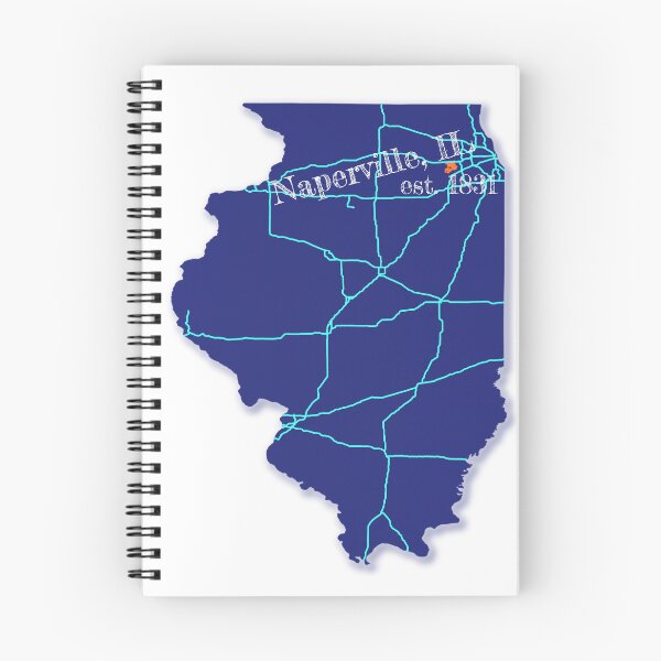 Item preview, Naperville, IL [Blue] designed and sold by PhilbonianDezin.