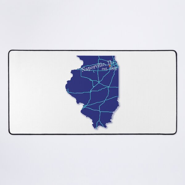 Item preview, Naperville, IL [Blue] designed and sold by PhilbonianDezin.