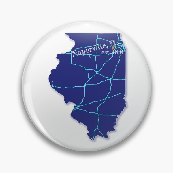 Item preview, Naperville, IL [Blue] designed and sold by PhilbonianDezin.
