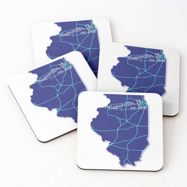 Item preview, Naperville, IL [Blue] designed and sold by PhilbonianDezin.