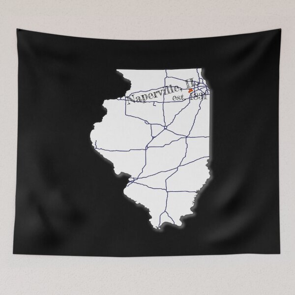 Item preview, Naperville, IL [White] designed and sold by PhilbonianDezin.