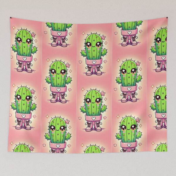 Item preview, Cactus But Make It Cute – Kawaii Plant Design designed and sold by CactusShop963.