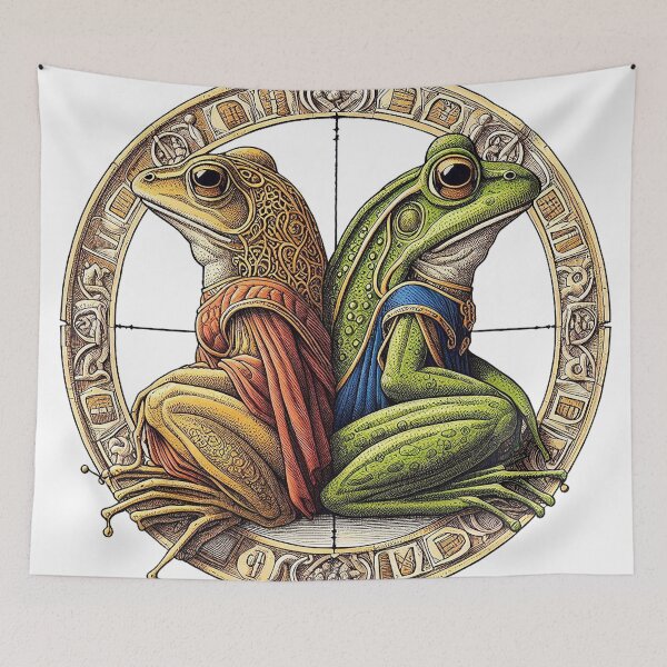 Item preview, byzantine frogs designed and sold by Foxlindesigns.