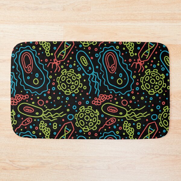 Item preview, Bacterial Cells and Viruses Pattern by Tobe Fonseca designed and sold by Tobe Fonseca®.