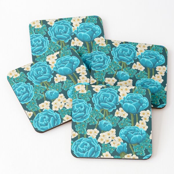 Item preview, blue flowers  designed and sold by pksart1.