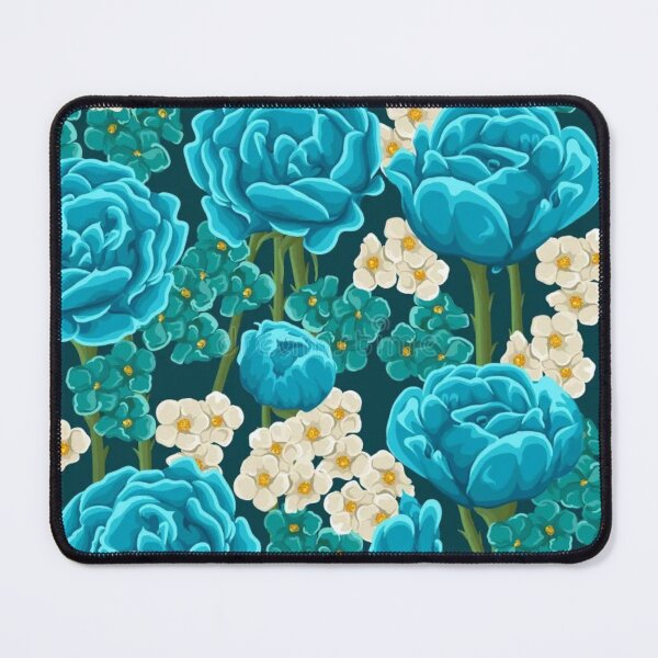 Item preview, blue flowers designed and sold by pksart1.