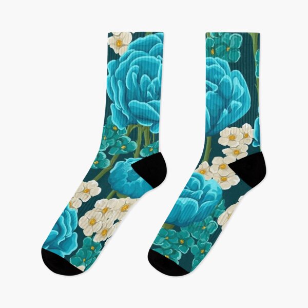 Item preview, blue flowers  designed and sold by pksart1.