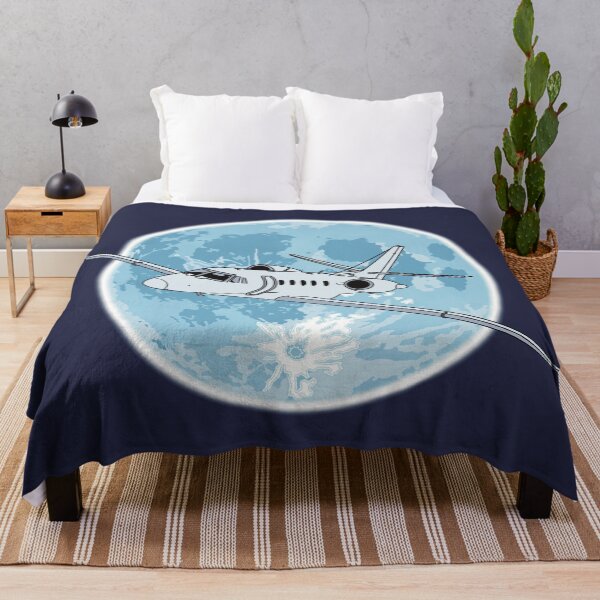 Item preview, Cessna Citation Jet Flying at Night Aviation Design designed and sold by skye-studio.