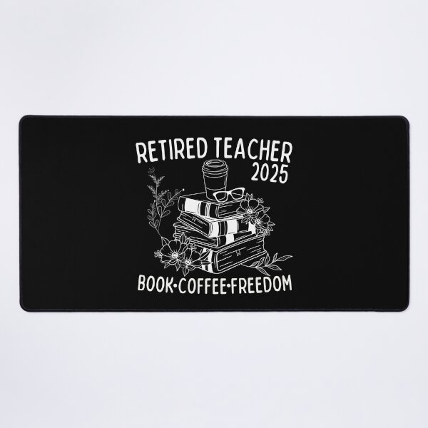 Item preview, Retired Teacher 2025 Gifts – Coffee. Books. Freedom. | Funny Life After Teaching designed and sold by thebest-2studio.