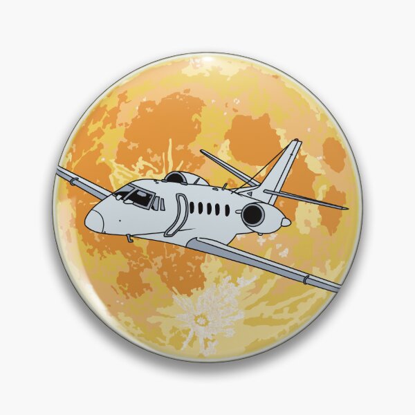 Item preview, Cessna Citation Jet Flying at Night Aviation Design designed and sold by skye-studio.