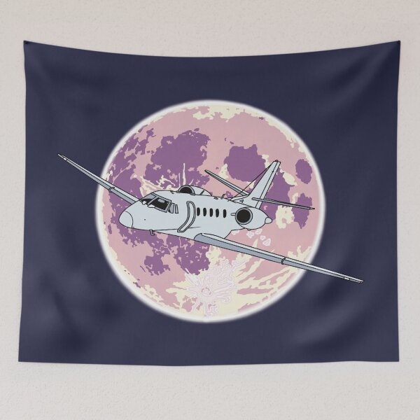 Item preview, Cessna Citation Jet Flying at Night Aviation Design designed and sold by skye-studio.