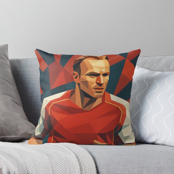 Item preview, Dennis Bergkamp Premier League Football Legend Vector Art designed and sold by kakarikihill.