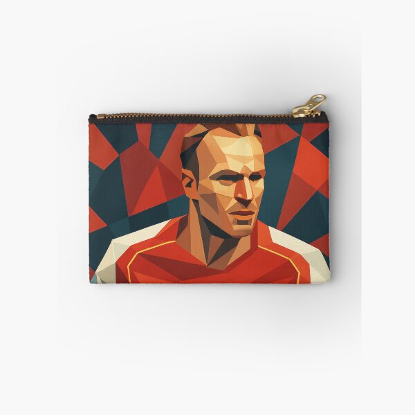Item preview, Dennis Bergkamp Premier League Football Legend Vector Art designed and sold by kakarikihill.