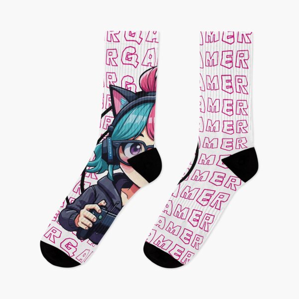 Item preview, Chica Gamer Kawaii con Lentes  designed and sold by Duh-Artes.