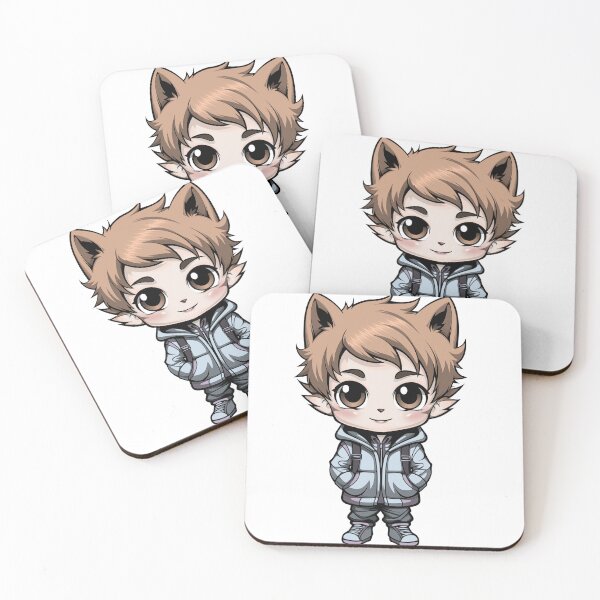 Item preview, Cute Light-Skinned Kids Illustration – Boys & Girls Art for All Ages designed and sold by Lulunza.