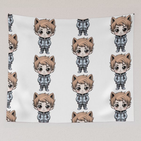 Item preview, Cute Light-Skinned Kids Illustration – Boys & Girls Art for All Ages designed and sold by Lulunza.
