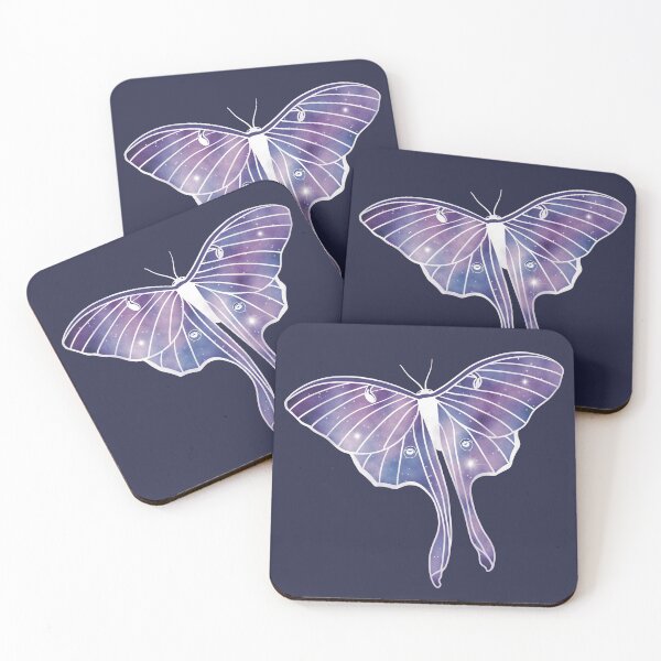 Item preview, Galaxy Luna Moth Art Cosmic Vibes   designed and sold by skye-studio.