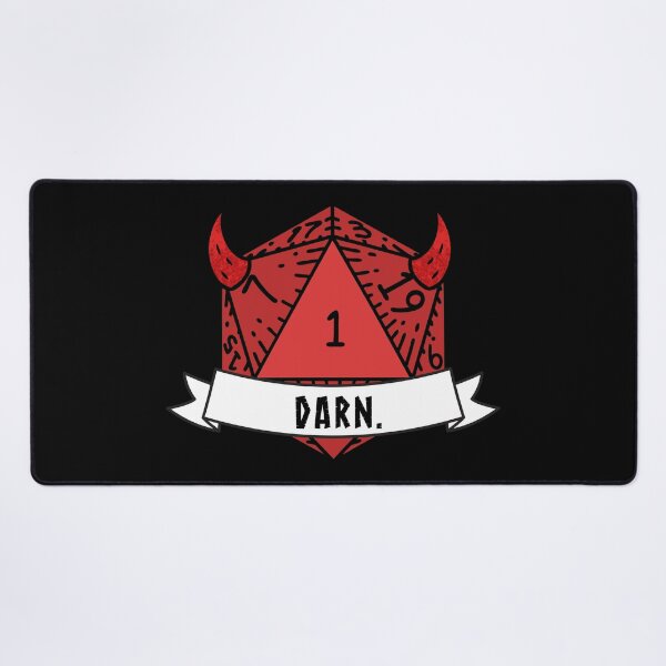 Item preview, Darn. Devil D20 Natural 1 Crit Fail Die designed and sold by Candlelicht Designs.