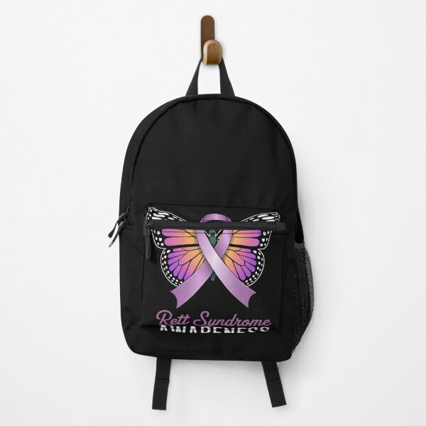Item preview, Butterfly Rett Syndrome Ribbon Rett Syndrome Awareness designed and sold by ConceptualVibes.