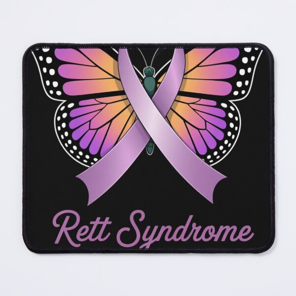 Item preview, Butterfly Rett Syndrome Ribbon Rett Syndrome Awareness designed and sold by ConceptualVibes.