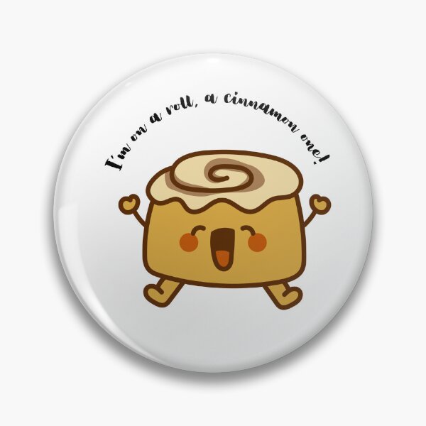 Item preview, Kawaii Funny Japanese Pastry- Cinnamon Roll designed and sold by LightPrints.