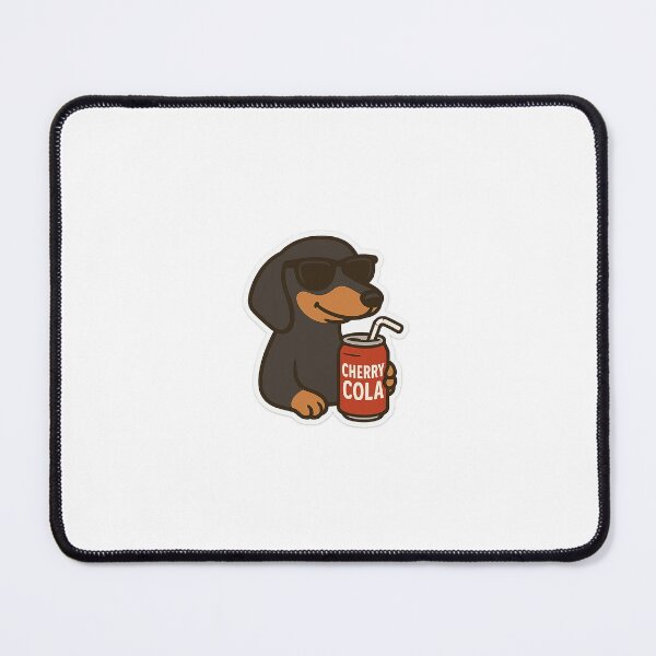 Item preview, Cherry Cola Doxie designed and sold by abbyraystickers.