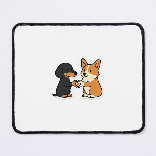 Item preview, Doxie Corgi Love designed and sold by abbyraystickers.