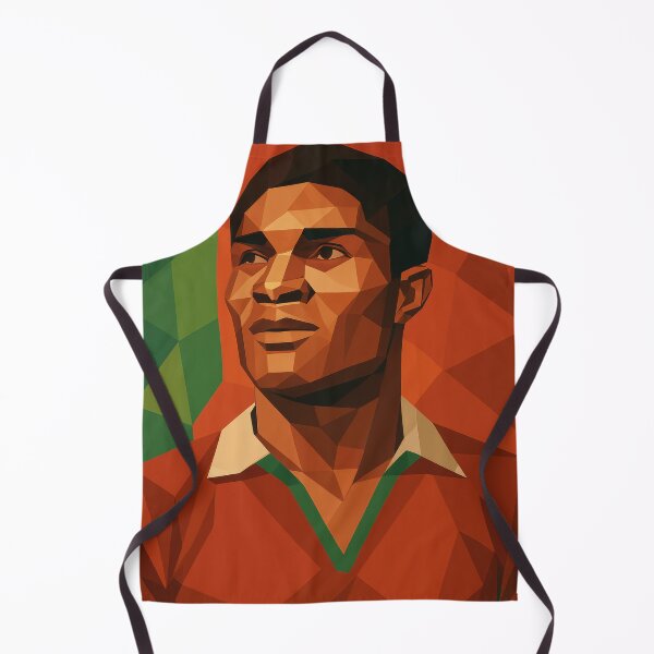 Item preview, Eusebio Portugal Football Legend Soccer Icon Vector Art designed and sold by kakarikihill.