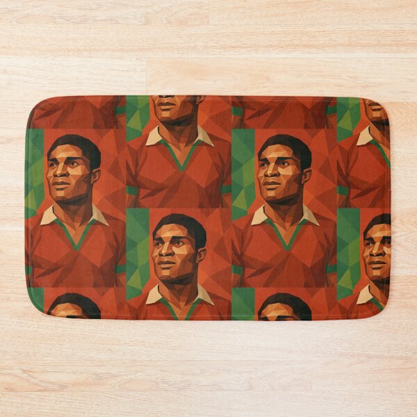 Item preview, Eusebio Portugal Football Legend Soccer Icon Vector Art designed and sold by kakarikihill.