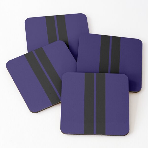 Item preview, Dual Racing Stripes - Small Gap (Black - Blue) designed and sold by Racing Stripes Only.