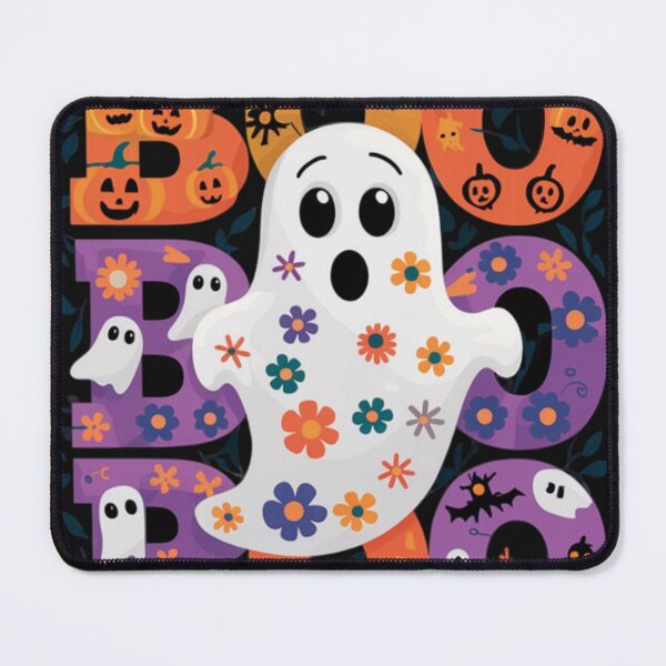 Item preview, Cute Ghost Floral Boo Halloween Boy Girl Ghost Spooky designed and sold by ConceptualVibes.