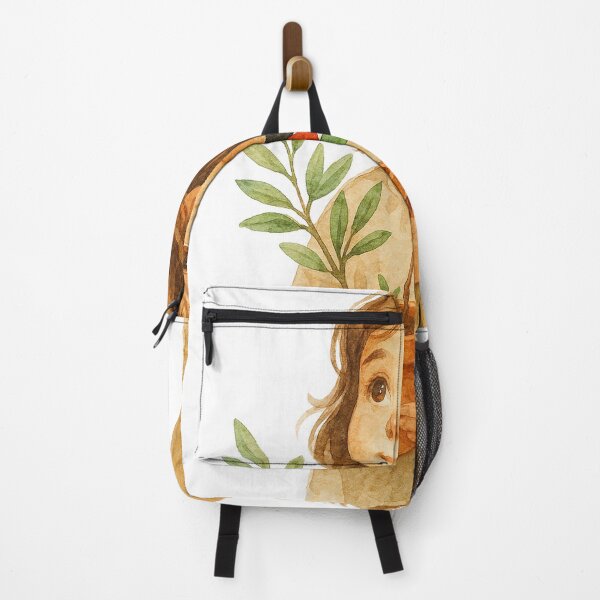 Item preview, Let Peace Take Root – Watercolor of Palestinian Girl with Olive Tree designed and sold by FREE_PALESTINE_DESIGN.