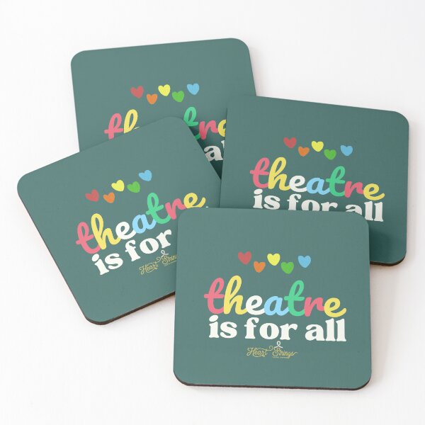 Item preview, Heartstrings' July Disability Pride Month Theatre Is For All Hearts Collection designed and sold by HeartstringsCo.